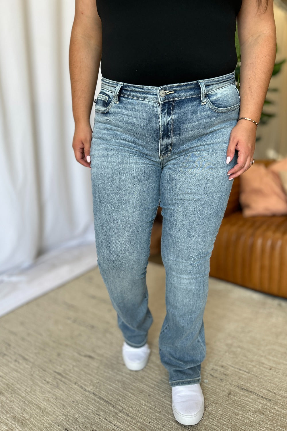 Bella Judy Blue Full Size Medium Rise Bootcut Jeans