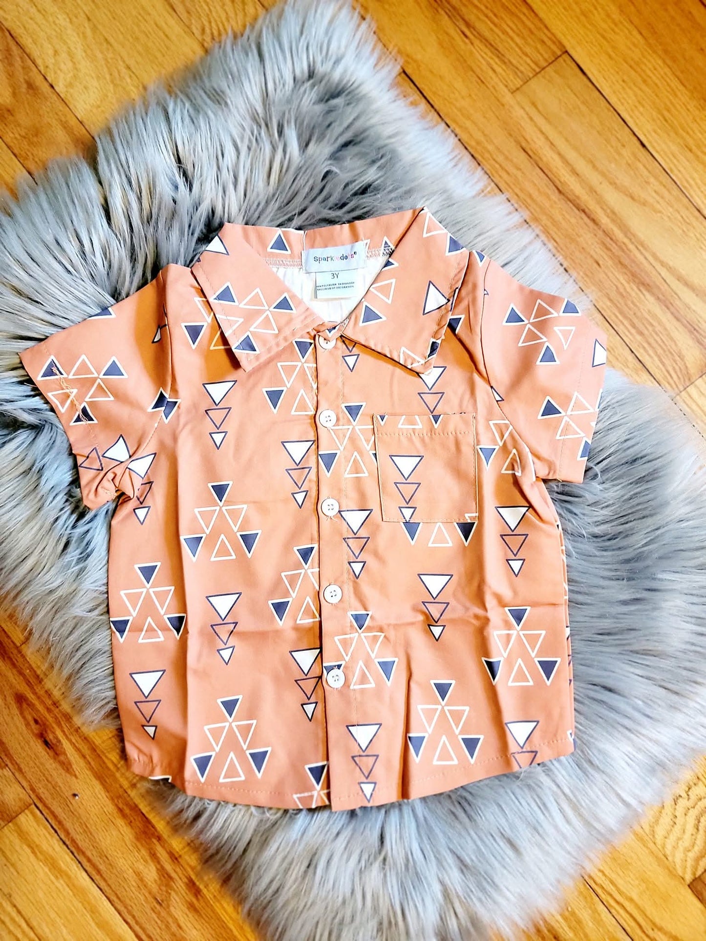 Geometric button up