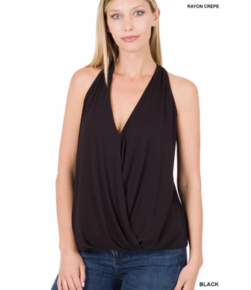 Black Cross Body Tank