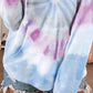 Drawstring Tie-Dye Long Sleeve Hoodie