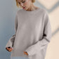 Basic Bae Round Neck Dropped Shoulder Sweater