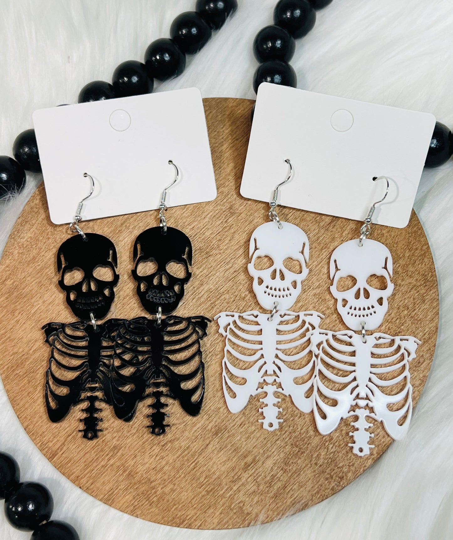 Acrylic Skeleton Dangles