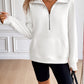 Ivy Lane Half Zip Raglan Sleeve Sweatshirt