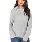 Drawstring Mock Neck Long Sleeve Sweater