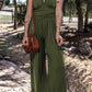 V-Neck Sleeveless Wide Leg Jumpsuit