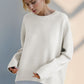 Basic Bae Round Neck Dropped Shoulder Sweater