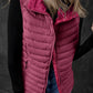 Pocketed Zip Up Vest