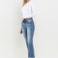 Lovervet Mid Rise Frayed Hem Jeans