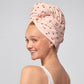 XL Hair Towel Wrap - Cherry Print