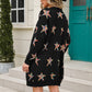 Angel Wings Star Open Front Long Sleeve Cardigan