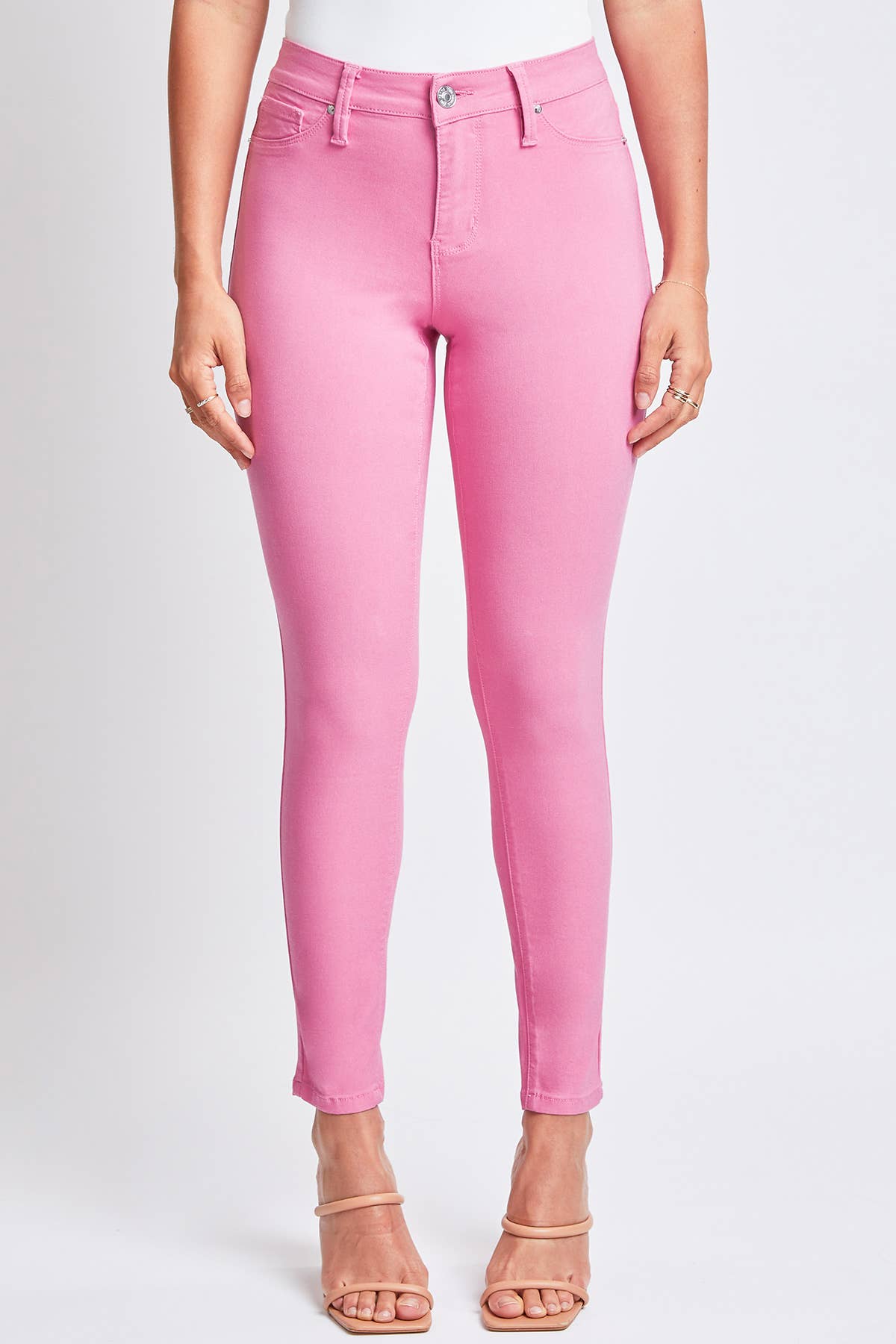 Hyperstretch Mid-Rise Skinny Jean: S / Junior / Sea Green