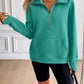 Ivy Lane Half Zip Raglan Sleeve Sweatshirt