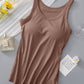 Round Neck Tank with Bra