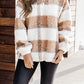 Plaid Quarter-Zip Teddy Sweatshirt