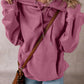 Drawstring Dropped Shoulder Long Sleeve Hoodie