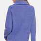 Zenana Half Zip Long Sleeve Sweater