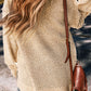 V-Neck Dropped Shoulder Long Sleeve Sweater