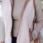 Fuzzy Zip Up Vest Coat with Pockets