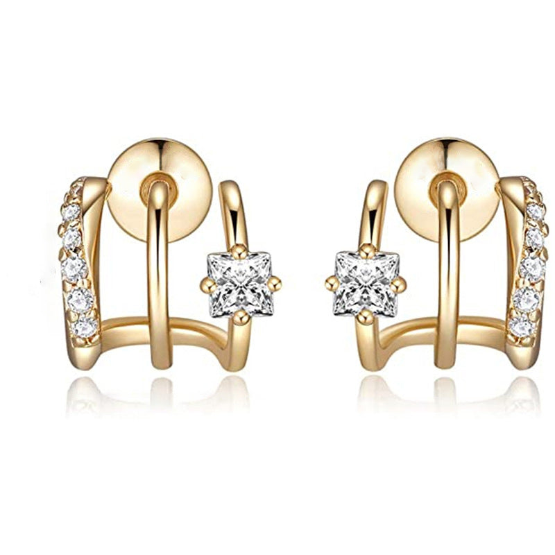 RTS: Versatile Triple Hoop Earring