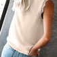 Lace Detail V-Neck Tank