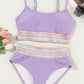 Scoop Neck Spaghetti Strap Bikini Set