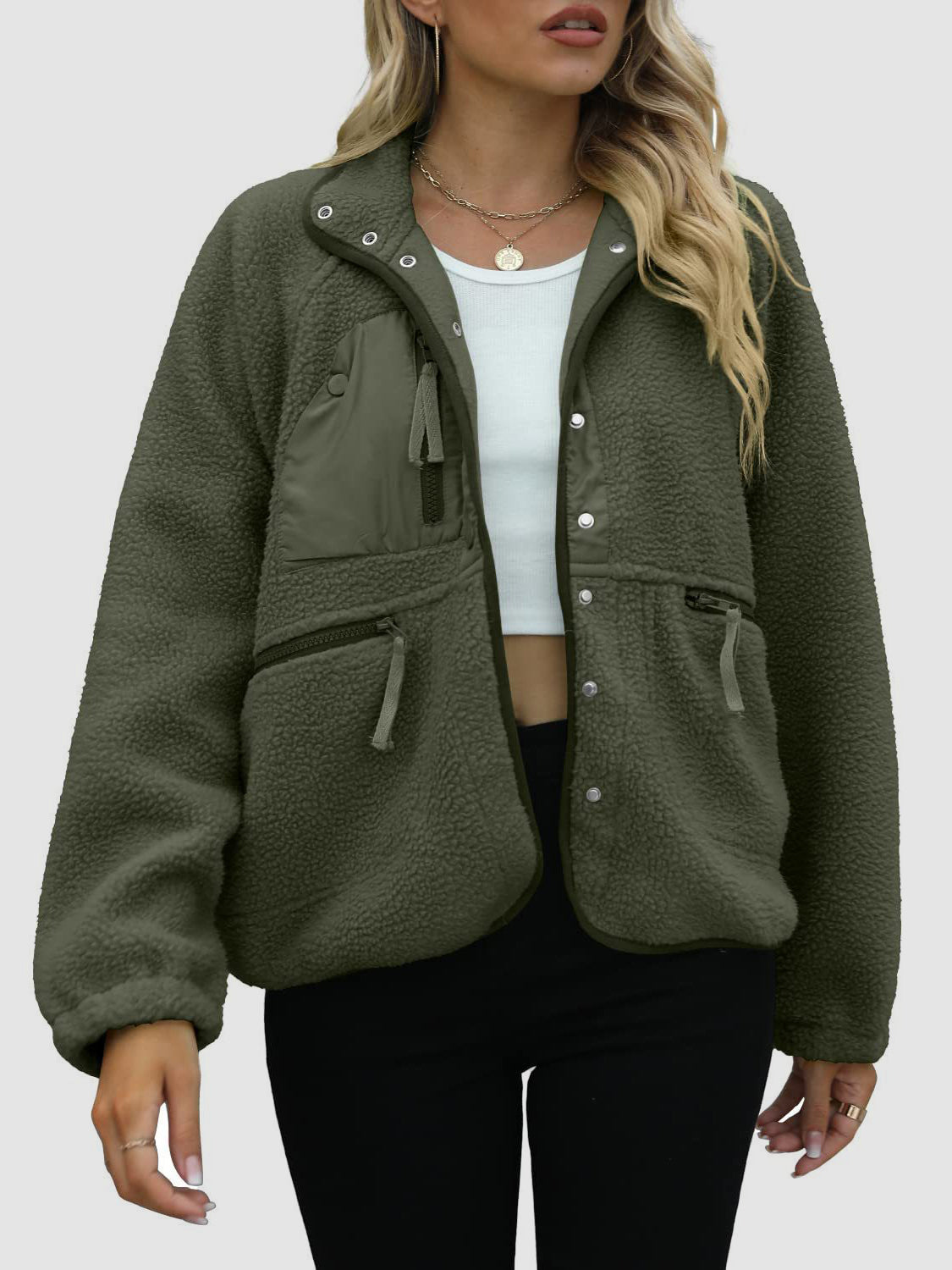 Keepin it cozy Sherpa Jacket