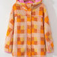 Plaid Long Sleeve Hooded Jacket