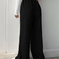 Elastic Waist Wide Leg Pants