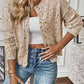 Confetti Button Up Long Sleeve Cardigan