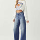 Taren Risen High Rise Wide Leg Jeans