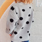 Polka Dot Button Up Cardigan