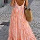 Printed Scoop Neck Maxi Cami Dress