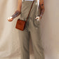 Drawstring Wide Strap Overalls with Pockets