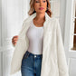 Ivy Lane Zip Up Long Sleeve Fuzzy Jacket