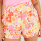 Printed High Waist Shorts