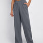 Elastic Waist Wide Leg Pants