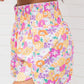 Printed High Waist Shorts