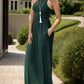 Pocketed Round Neck Sleeveless Dress