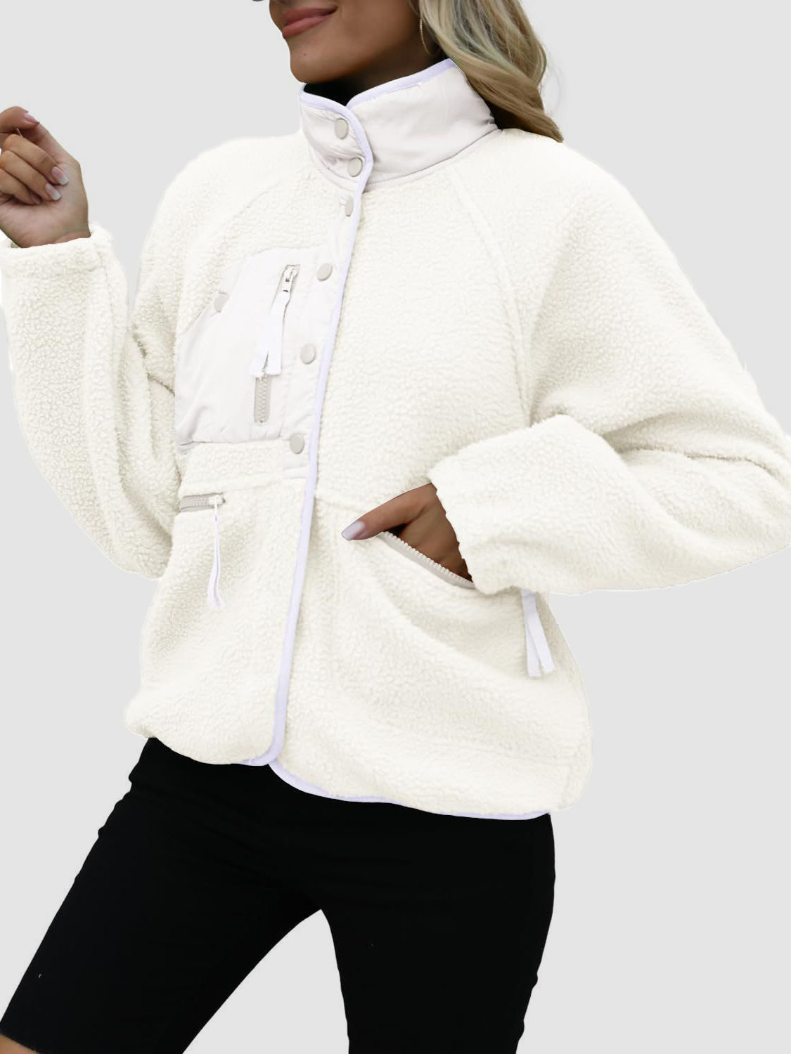 Keepin it cozy Sherpa Jacket