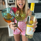 RTS Floating Acrylic wine glasses