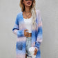 Angel Wings Full Size Pocketed Open Front Gradient Cardigan