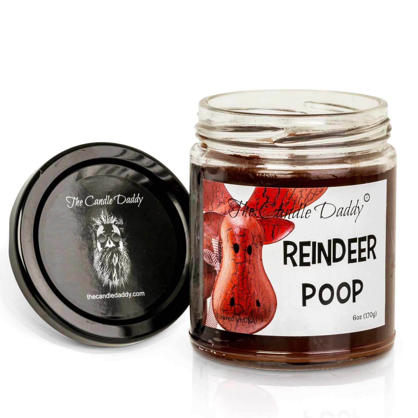 Reindeer Poop Holiday Candle - Funny Christmas Coffee Candle