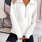 Ivy Lane Half Zip Raglan Sleeve Sweatshirt