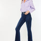 Kancan High Rise Double Waistband Flare Jeans