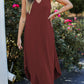 Full Size V-Neck Midi Tank Dress