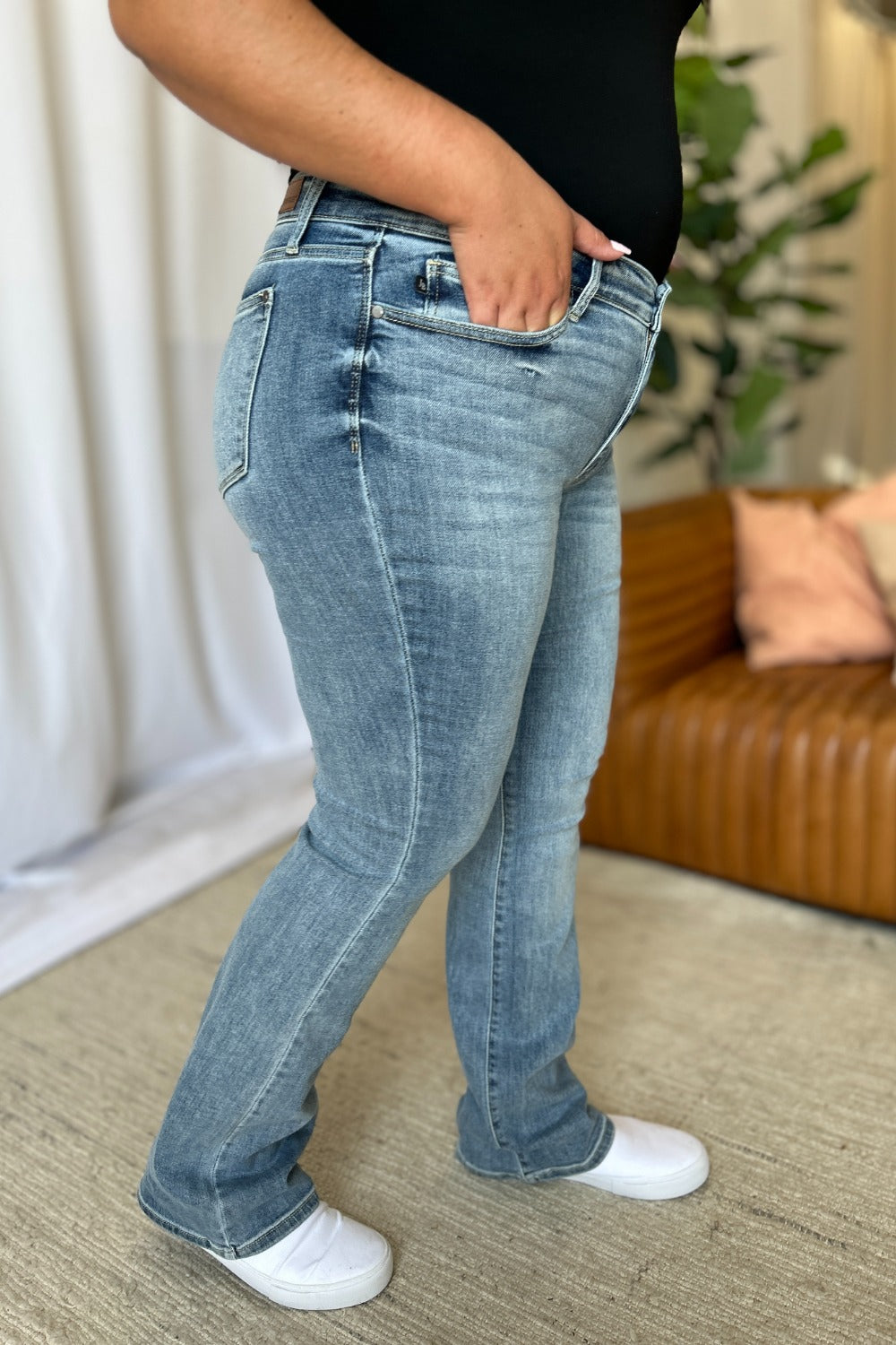 Bella Judy Blue Full Size Medium Rise Bootcut Jeans