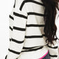 Striped Round Neck Drop Shoulder Sweater