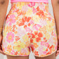 Printed High Waist Shorts