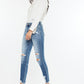 Taylor Kancan High Rise Frayed Ankle Skinny Jeans