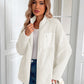 Ivy Lane Zip Up Long Sleeve Fuzzy Jacket